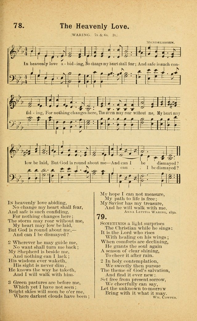 Songs for Christ and the Church: a collection of songs for the use of Christian endeavor societies, sunday-schools, and other church events page 69