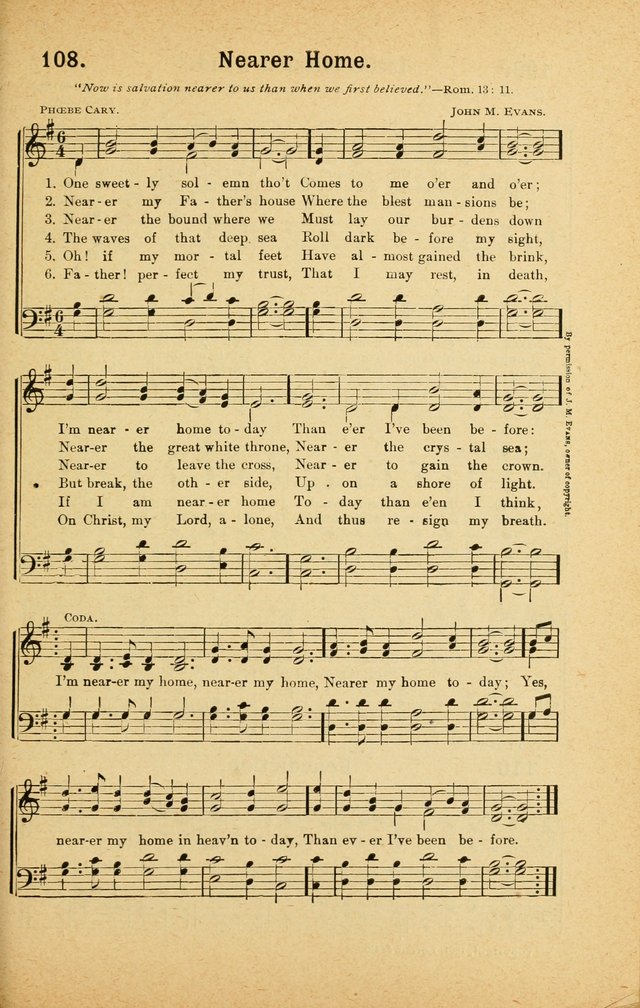 Songs for Christ and the Church: a collection of songs for the use of Christian endeavor societies, sunday-schools, and other church events page 93