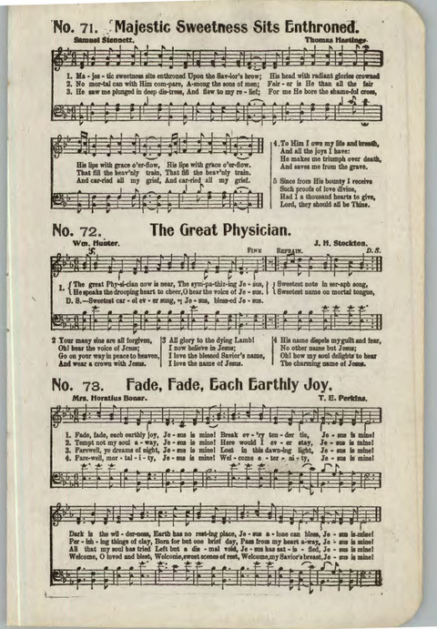 Songs for Jesus No. 5 page 71