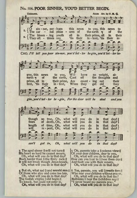 Songs for Jesus No. 5 page 99