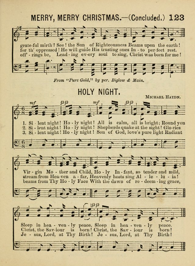 Songs for Little Folks: a collection adapted for the home circle and for primary classes in Sunday schools and day schools: containing a number of carefully selected kindergarten songs page 115