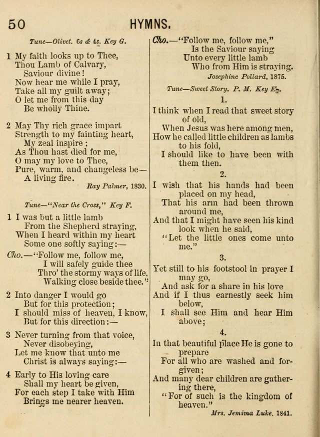 Songs for Little Folks: a collection adapted for the home circle and for primary classes in Sunday schools and day schools: containing a number of carefully selected kindergarten songs page 42