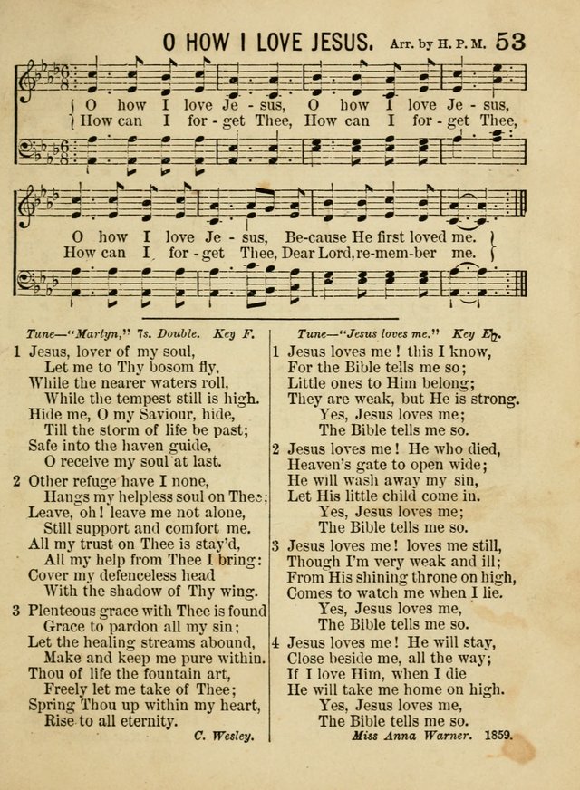 Songs for Little Folks: a collection adapted for the home circle and for primary classes in Sunday schools and day schools: containing a number of carefully selected kindergarten songs page 45