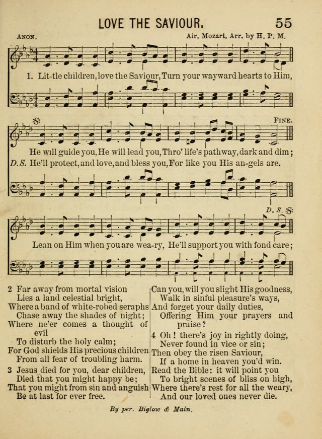 Songs for Little Folks: a collection adapted for the home circle and for primary classes in Sunday schools and day schools: containing a number of carefully selected kindergarten songs page 47