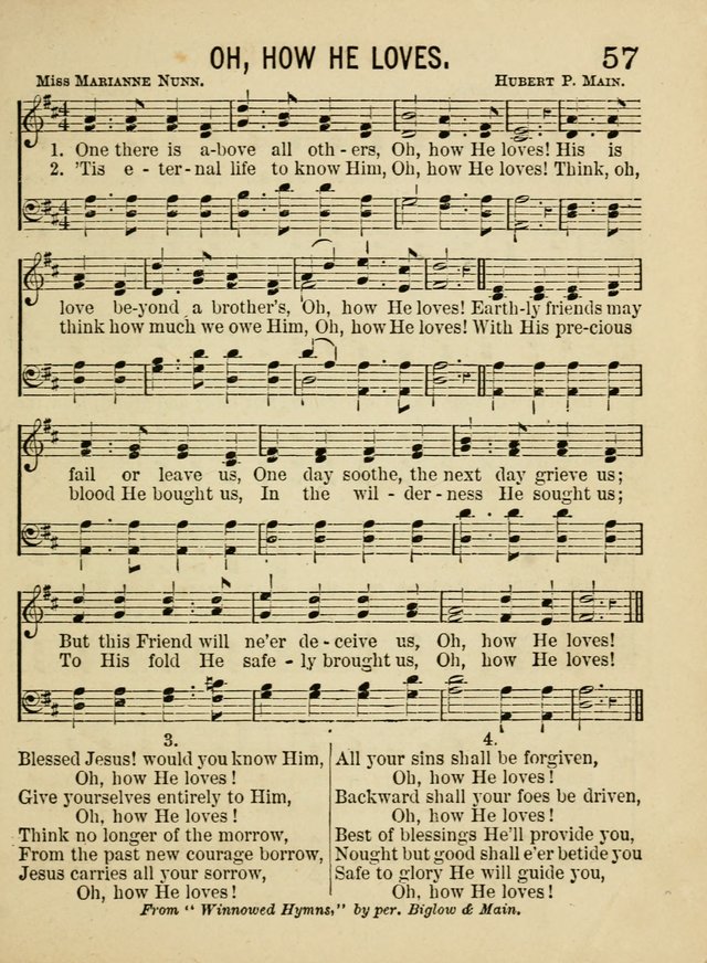 Songs for Little Folks: a collection adapted for the home circle and for primary classes in Sunday schools and day schools: containing a number of carefully selected kindergarten songs page 49