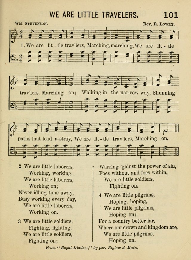 Songs for Little Folks: a collection adapted for the home circle and for primary classes in Sunday schools and day schools: containing a number of carefully selected kindergarten songs page 93