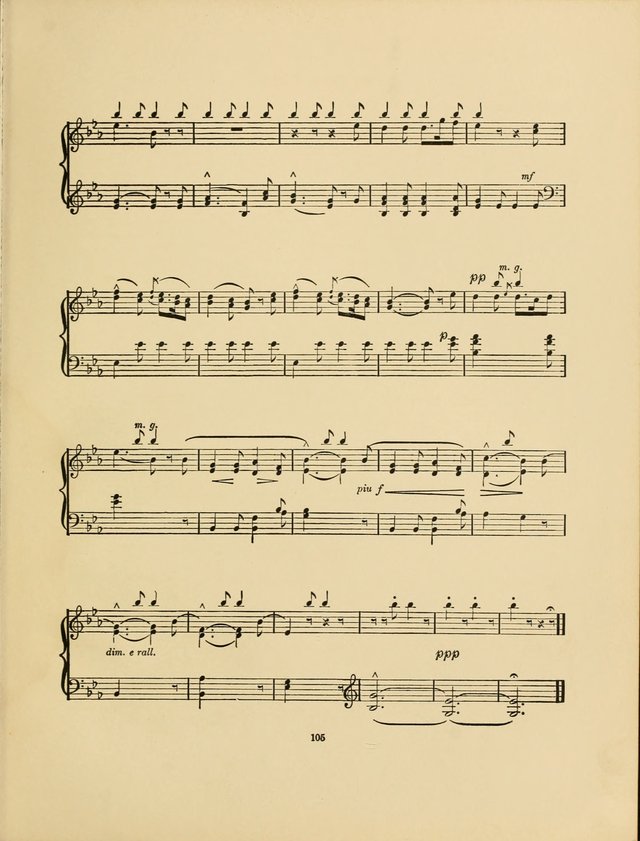 Songs for Little People: for use in Sunday-School, the kindergarten and the home page 107