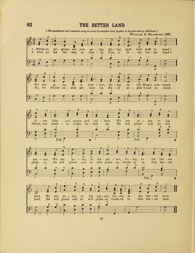 Songs for Little People: for use in Sunday-School, the kindergarten and the home page 54