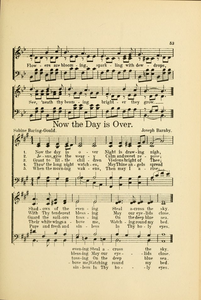 Songs for Little Singers: A Collection of easy pieces for Beginners and Primary Departments of the Sunday School and for use at home page 53