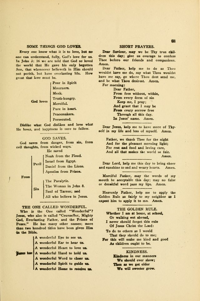 Songs for Little Singers: A Collection of easy pieces for Beginners and Primary Departments of the Sunday School and for use at home page 81