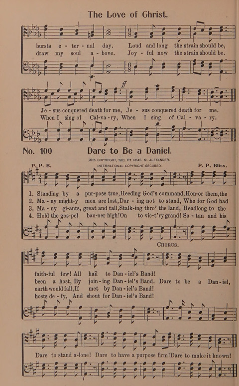 Songs for Men: A Collection of Gospel Songs for Male Quartets and Choruses page 100