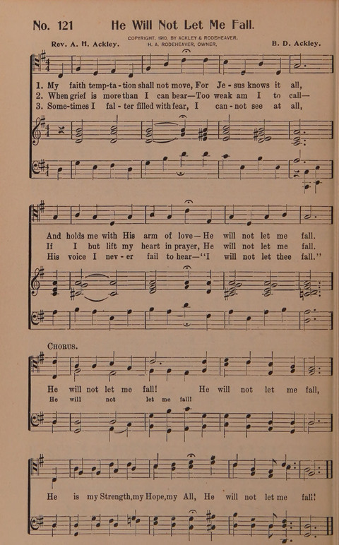 Songs for Men: A Collection of Gospel Songs for Male Quartets and Choruses page 124