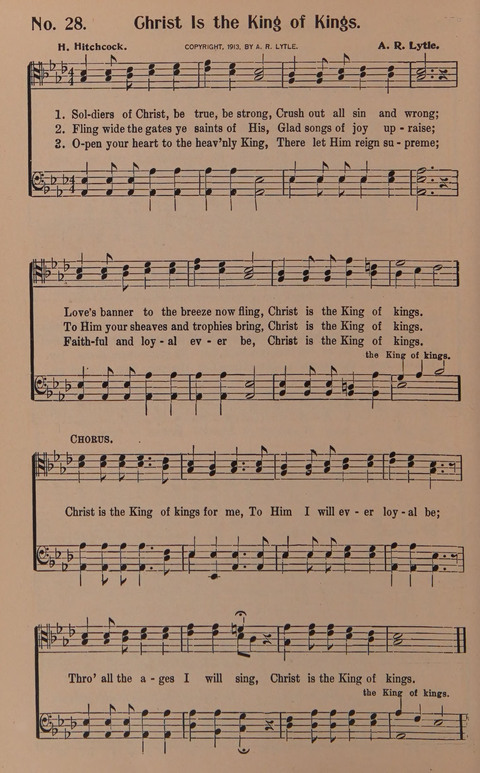 Songs for Men: A Collection of Gospel Songs for Male Quartets and Choruses page 28