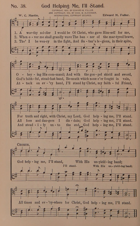 Songs for Men: A Collection of Gospel Songs for Male Quartets and Choruses page 38