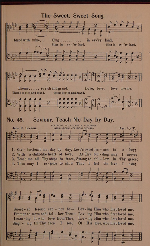 Songs for Men: A Collection of Gospel Songs for Male Quartets and Choruses page 45