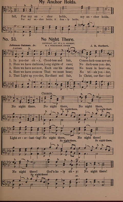 Songs for Men: A Collection of Gospel Songs for Male Quartets and Choruses page 53