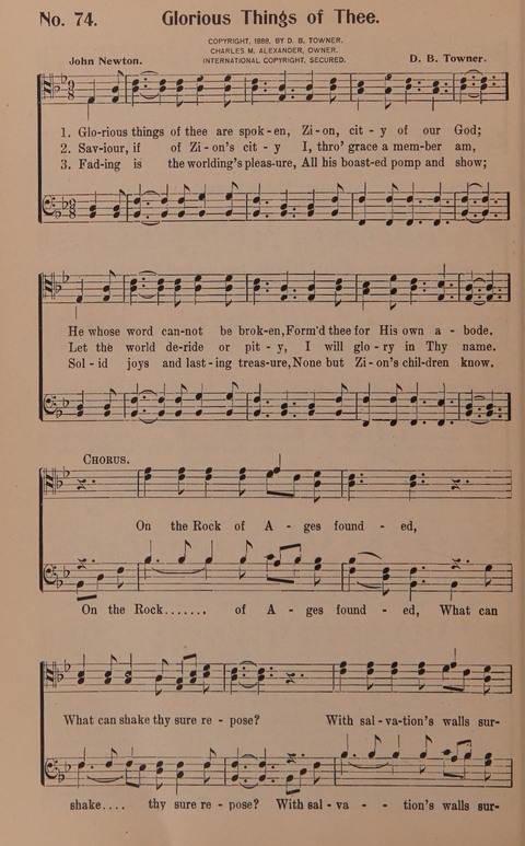 Songs for Men: A Collection of Gospel Songs for Male Quartets and Choruses page 74