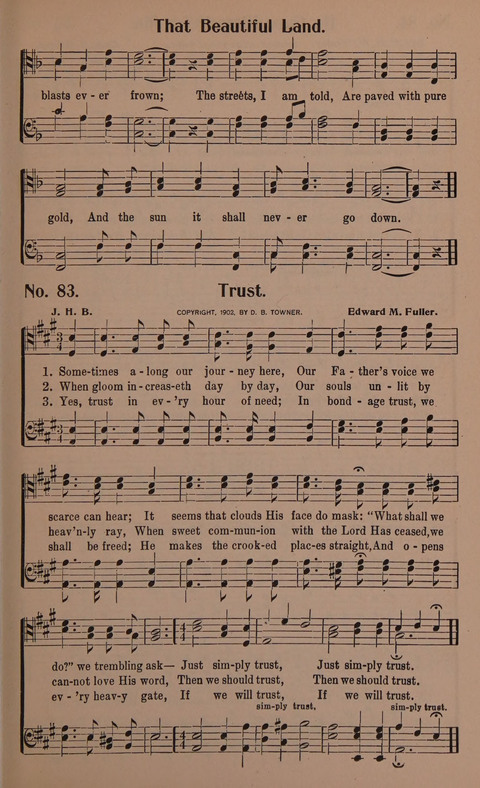 Songs for Men: A Collection of Gospel Songs for Male Quartets and Choruses page 83