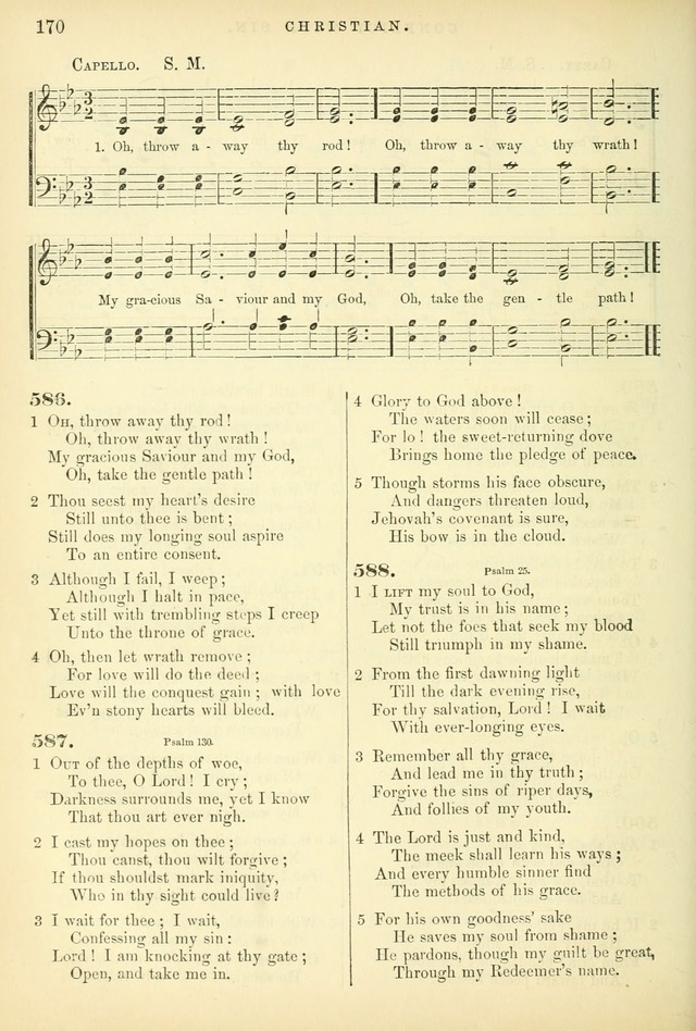 Songs for the Sanctuary, or Hymns and Tunes for Christian Worship page 170