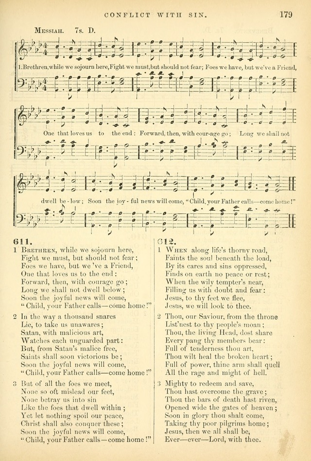 Songs for the Sanctuary, or Hymns and Tunes for Christian Worship page 179