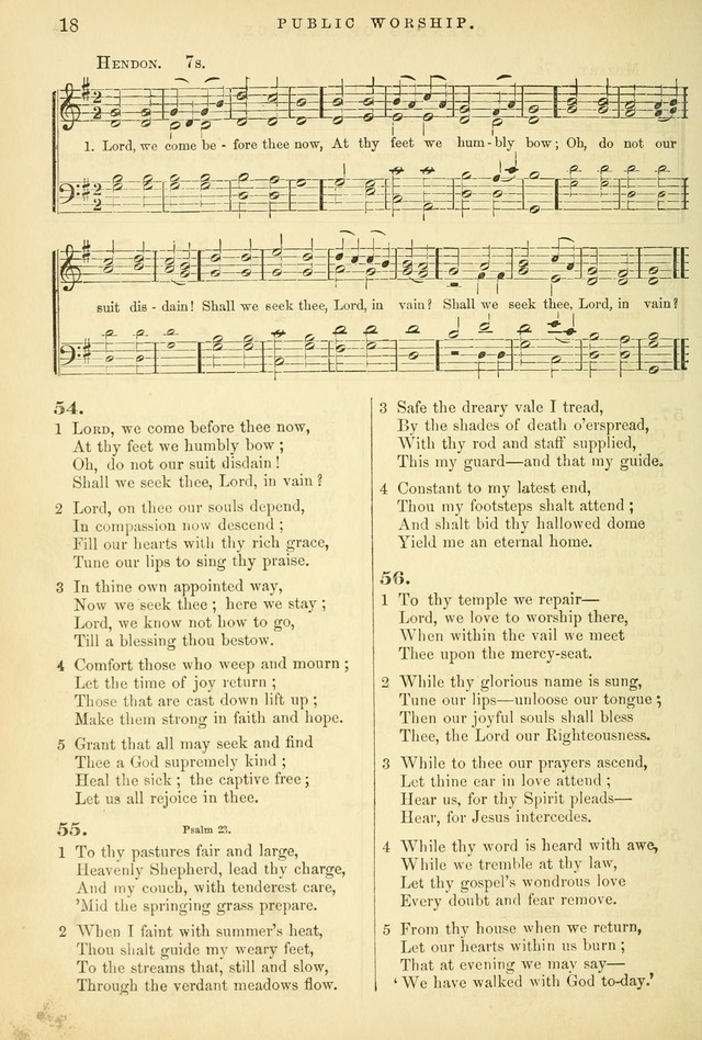 Songs for the Sanctuary, or Hymns and Tunes for Christian Worship page 18