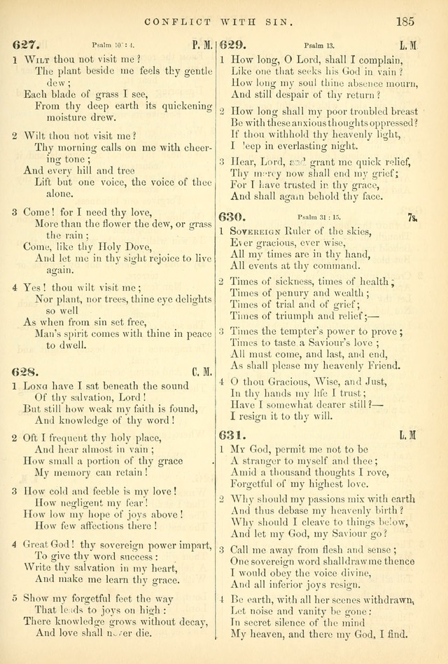 Songs for the Sanctuary, or Hymns and Tunes for Christian Worship page 185