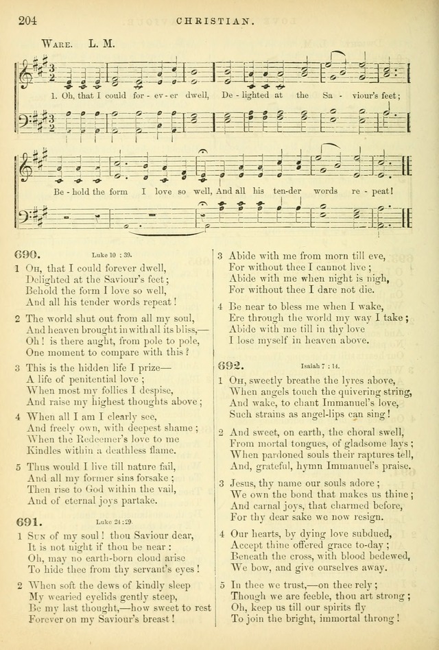 Songs for the Sanctuary, or Hymns and Tunes for Christian Worship page 204