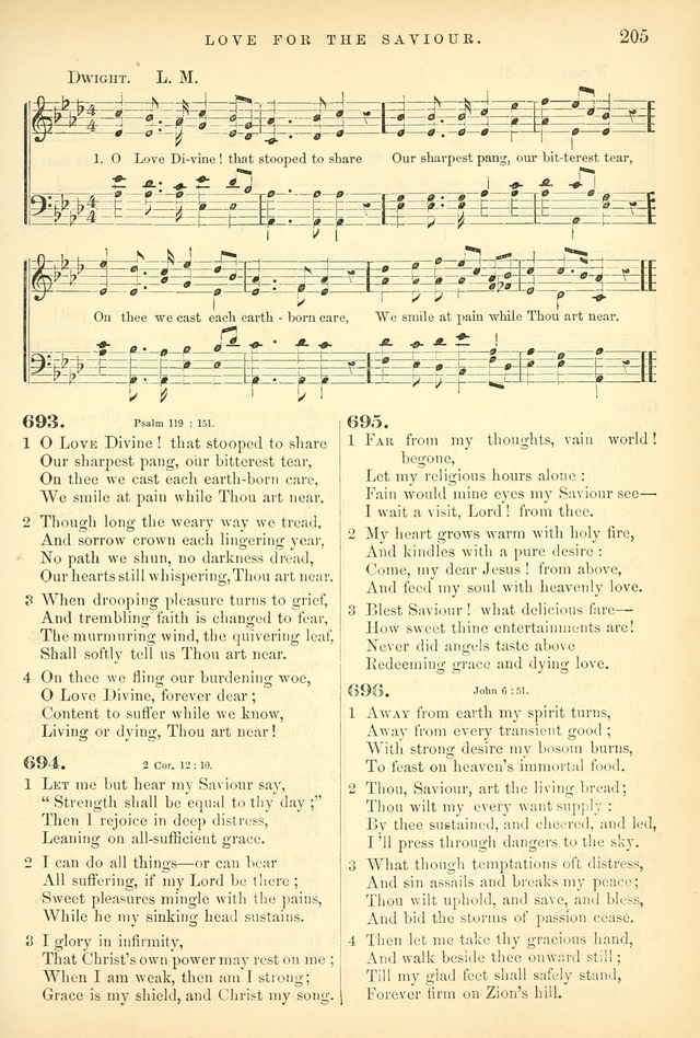 Songs for the Sanctuary, or Hymns and Tunes for Christian Worship page 205