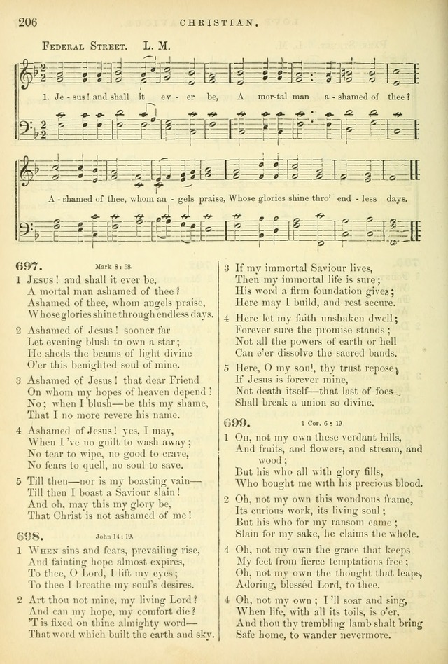 Songs for the Sanctuary, or Hymns and Tunes for Christian Worship page 206