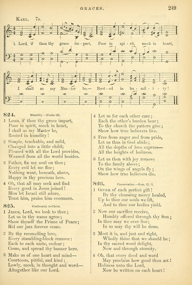 Songs for the Sanctuary, or Hymns and Tunes for Christian Worship page 249