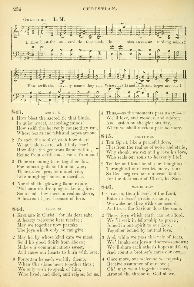 Songs for the Sanctuary, or Hymns and Tunes for Christian Worship page 254