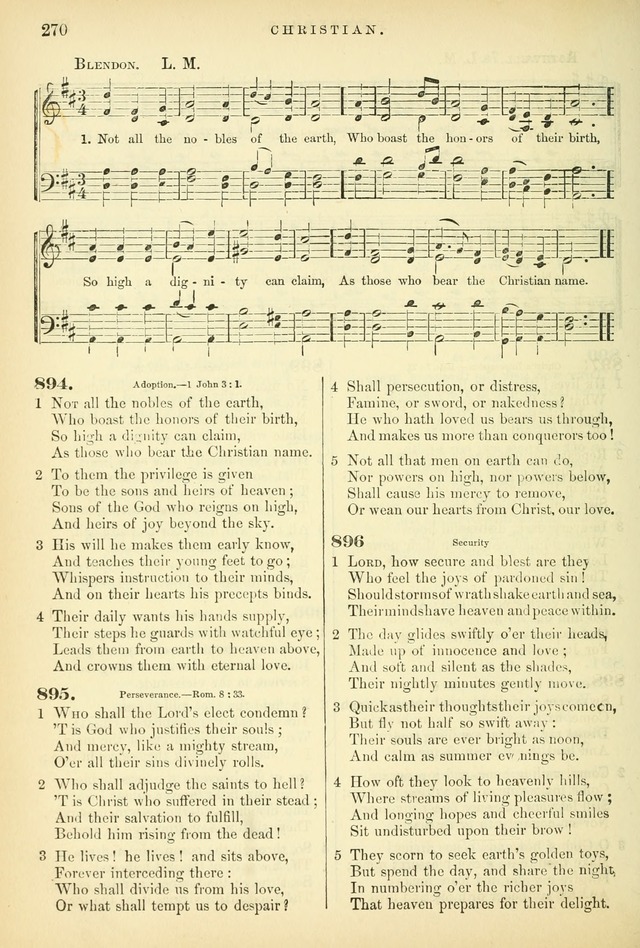 Songs for the Sanctuary, or Hymns and Tunes for Christian Worship page 270