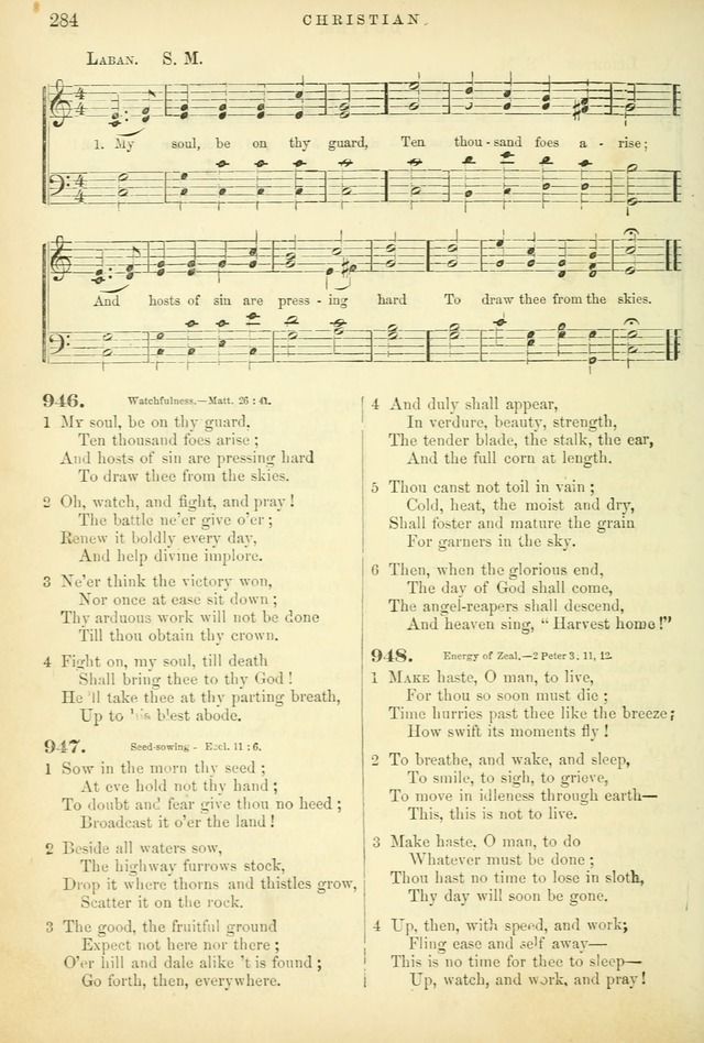 Songs for the Sanctuary, or Hymns and Tunes for Christian Worship page 284