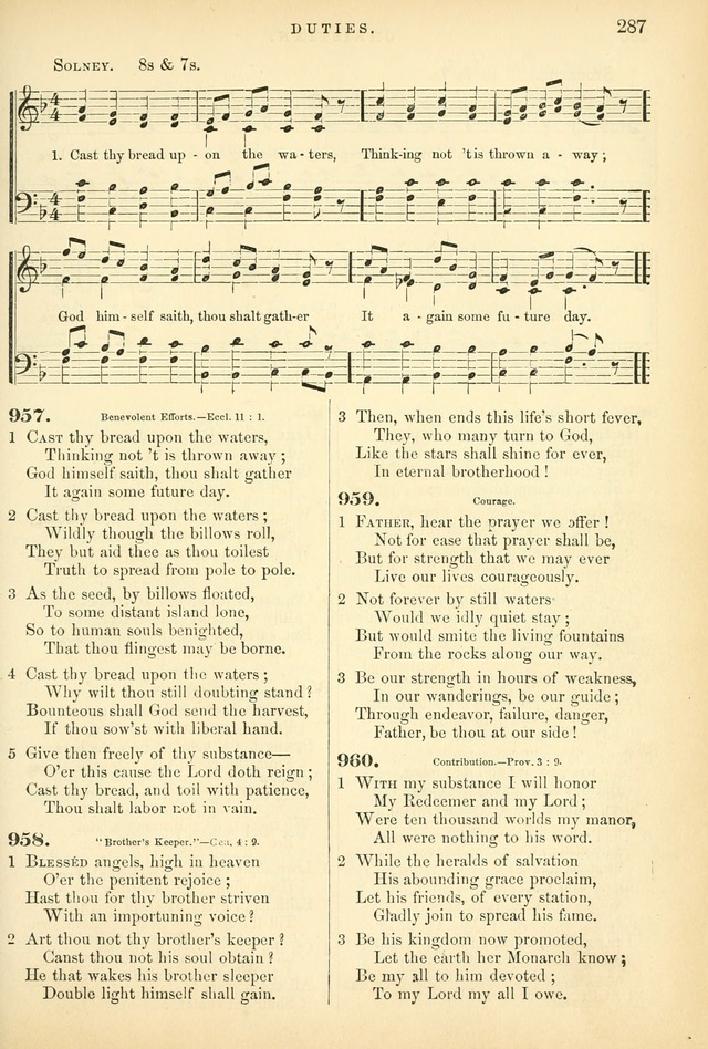 Songs for the Sanctuary, or Hymns and Tunes for Christian Worship page 287