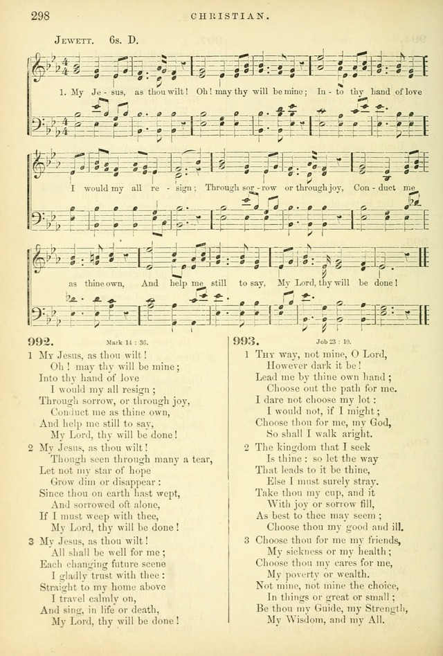 Songs for the Sanctuary, or Hymns and Tunes for Christian Worship page 298