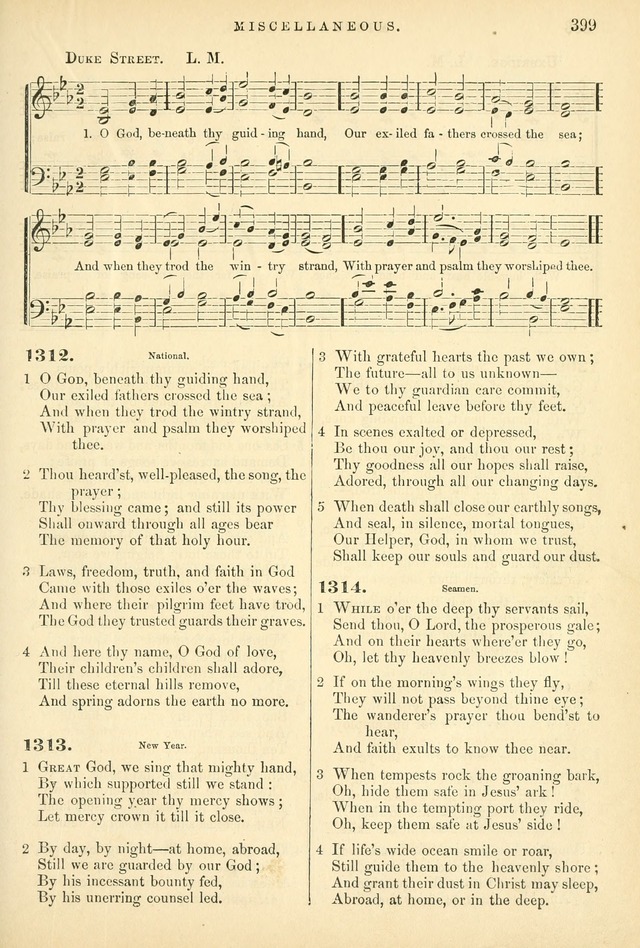 Songs for the Sanctuary, or Hymns and Tunes for Christian Worship page 399