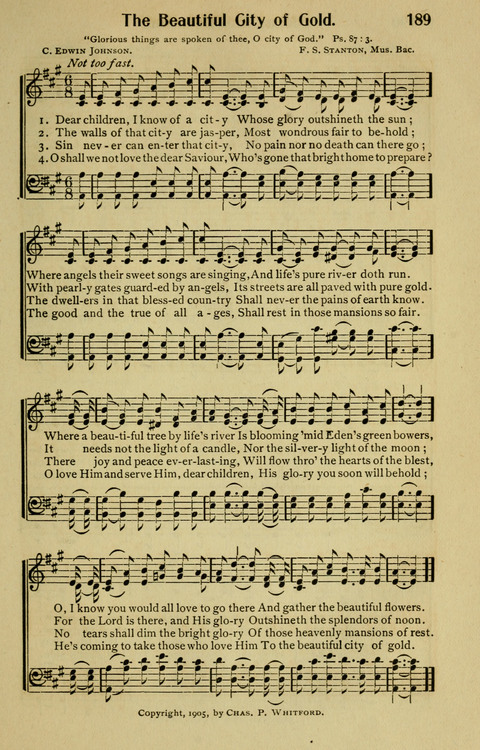 Songs for Service: in Church and Home page 191