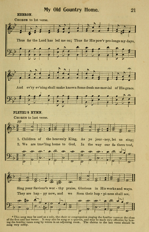 Songs for Service: in Church and Home page 21