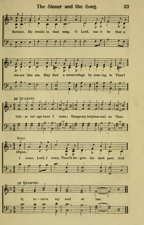 Songs for Service: in Church and Home page 23