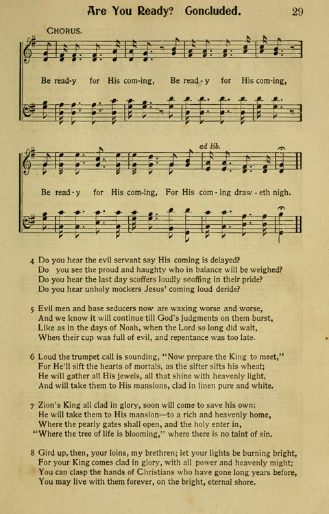 Songs for Service: in Church and Home page 29