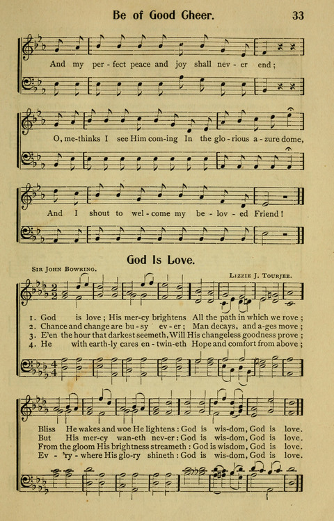 Songs for Service: in Church and Home page 33