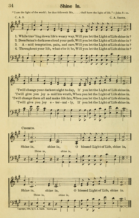 Songs for Service: in Church and Home page 34