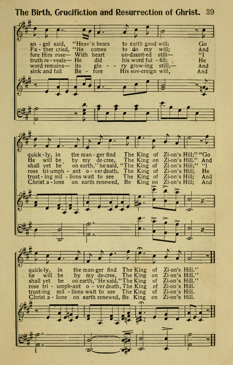 Songs for Service: in Church and Home page 39