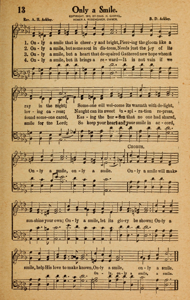 Songs for Service page 13