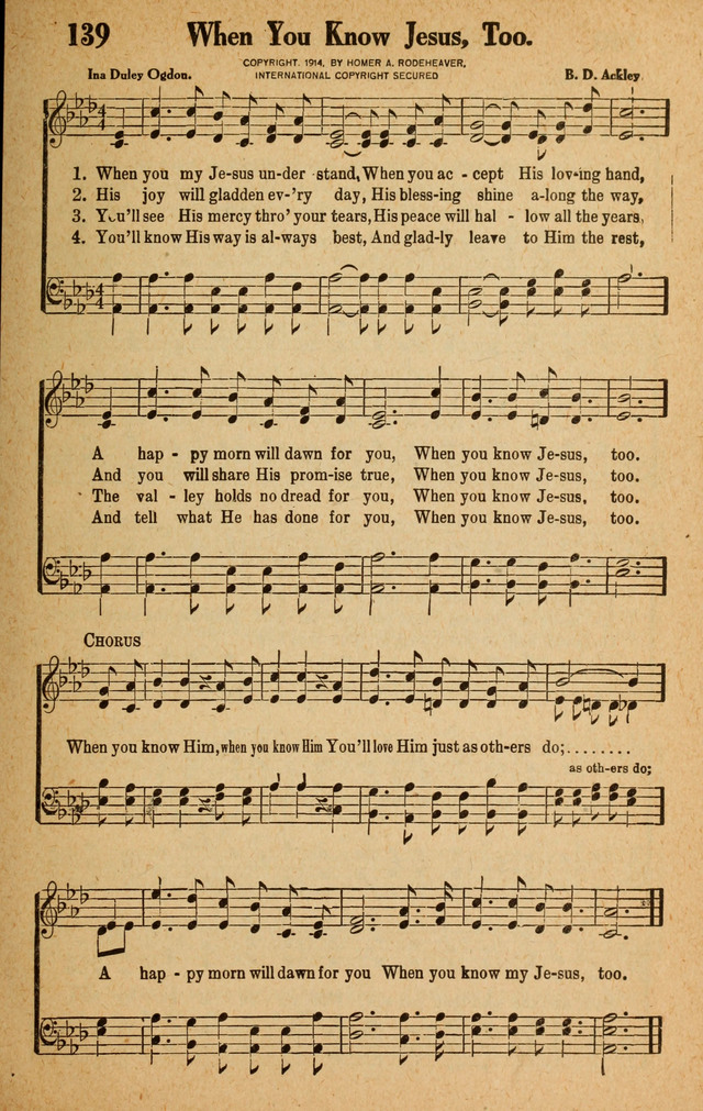 Songs for Service page 139