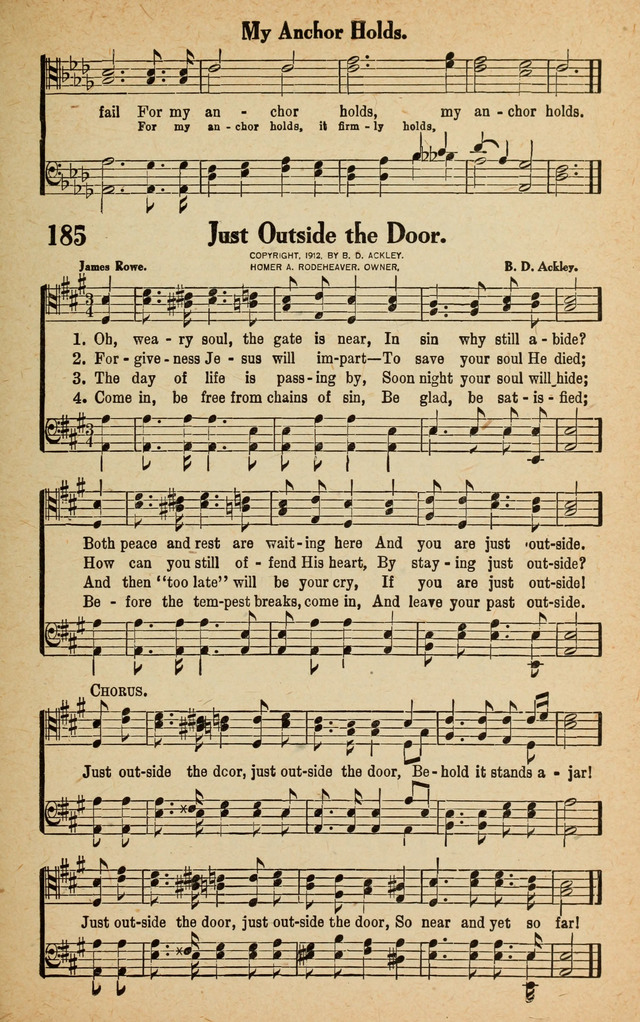 Songs for Service page 185