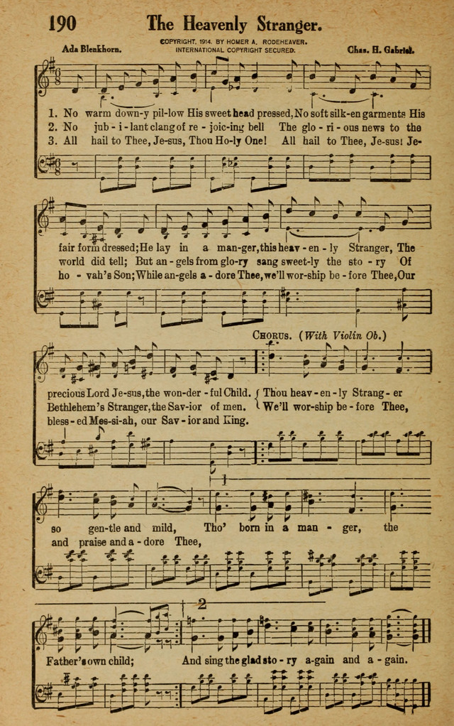 Songs for Service page 190