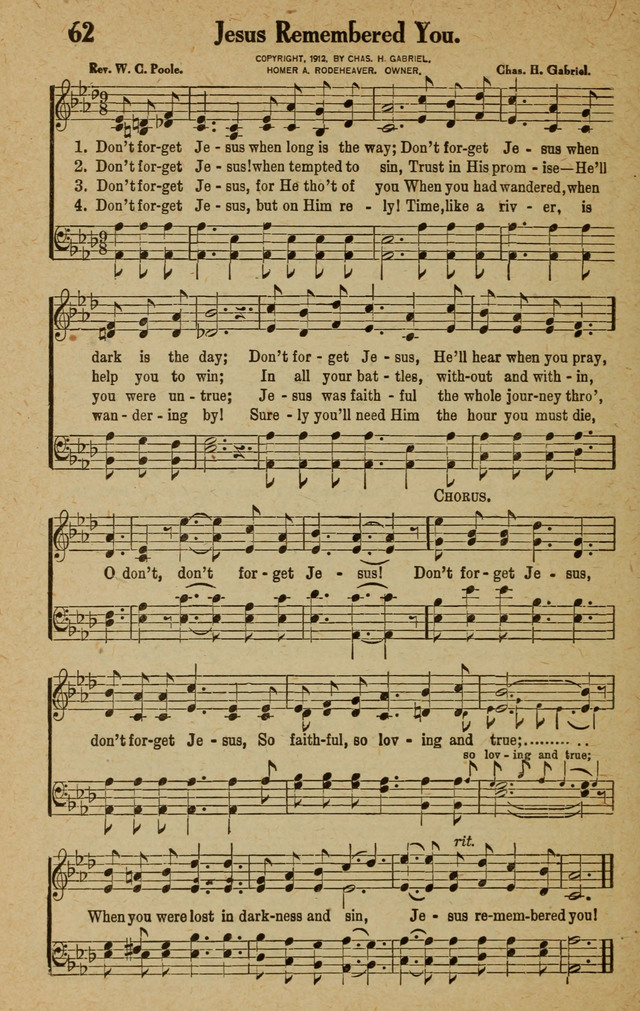 Songs for Service page 62