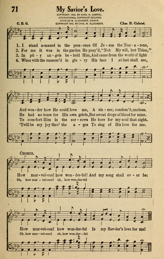 Songs for Service page 71