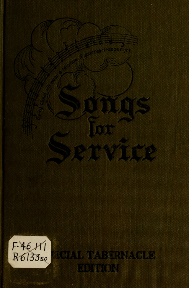 Songs for Service page cover